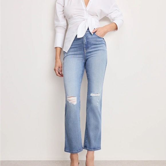 Good American Denim - NWT Good American Good Curve Straight Size 4 Jeans